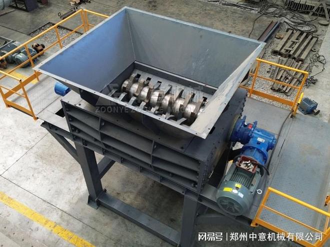 生活垃圾撕碎设备固废处理双轴撕碎机(图2)